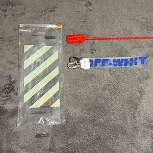 Off-White Blue Keychain New​